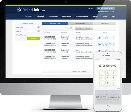 Phone, Text and Call Recording for the business of finding people.