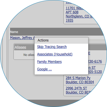 Discovery Search for Skip Tracing