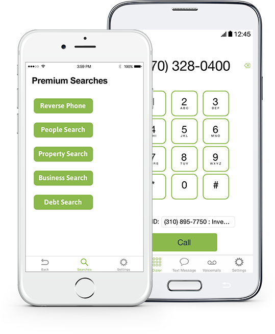 The BellesLink mobile app for people search on iOS and Android.