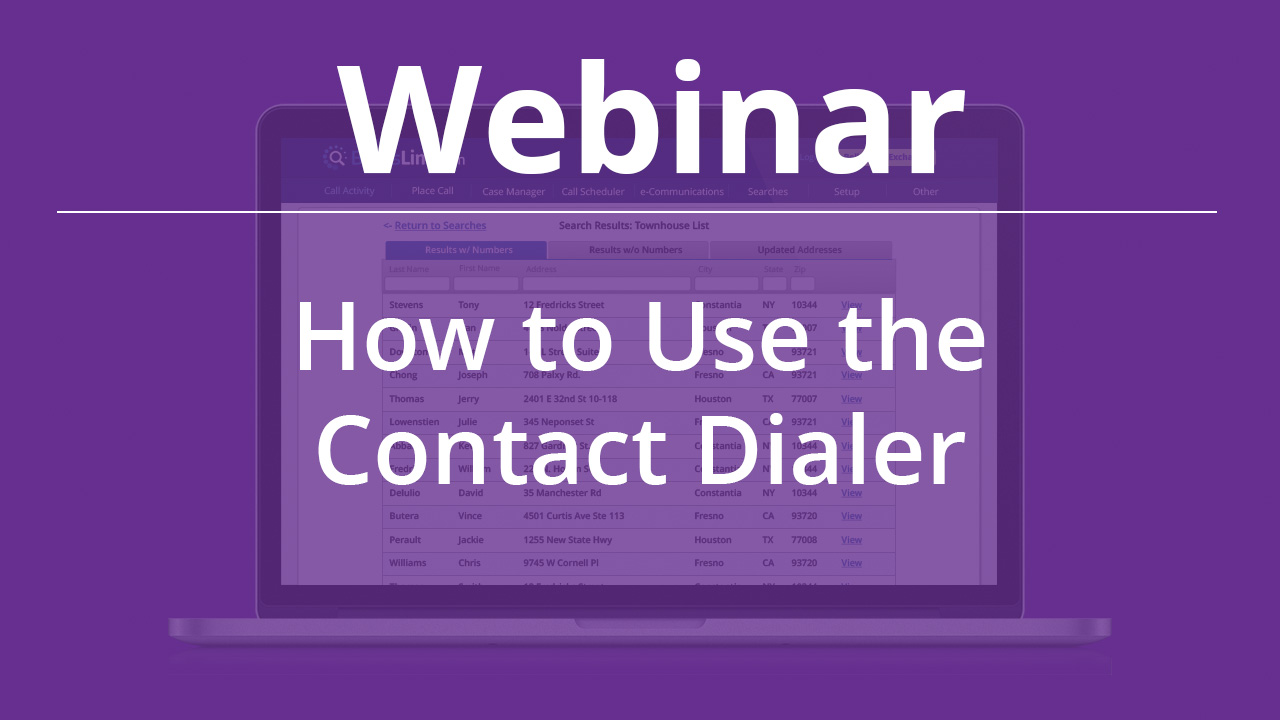 [Webinar] How to Use the Contact Dialer