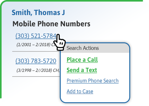 BellesLink combines skip tracing search with a virtual phone system to make contacting customers easier.