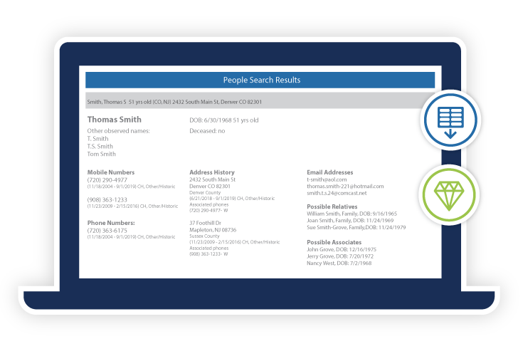 Skip tracing real estate is easy with BellesLink batch search and single searches.