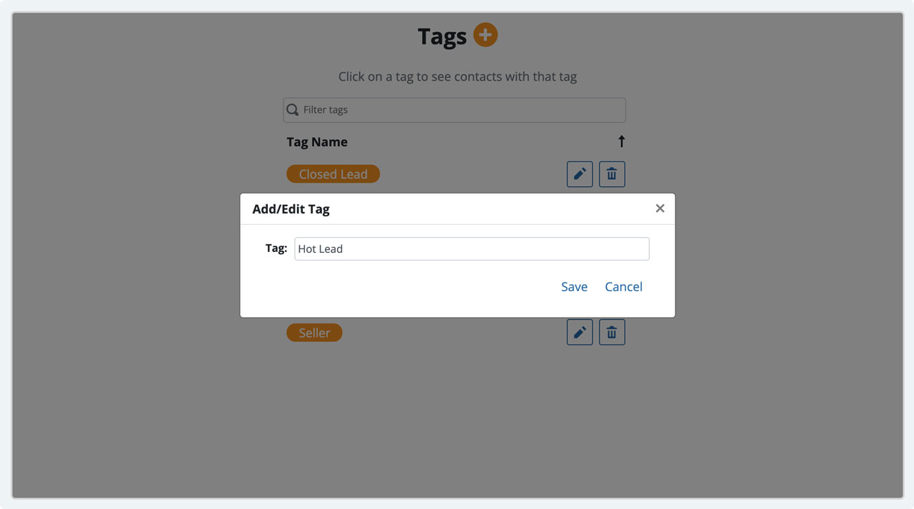 Create a tag in the tag manager