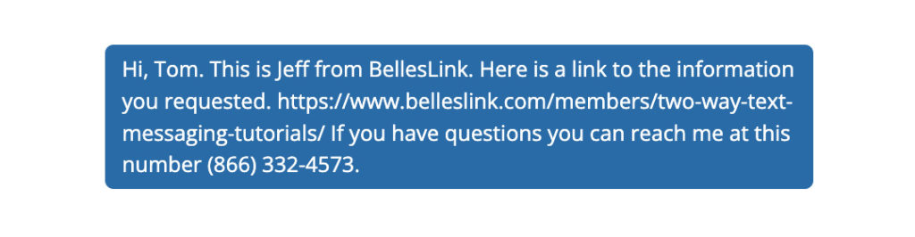 An example of a trustworthy text. 
