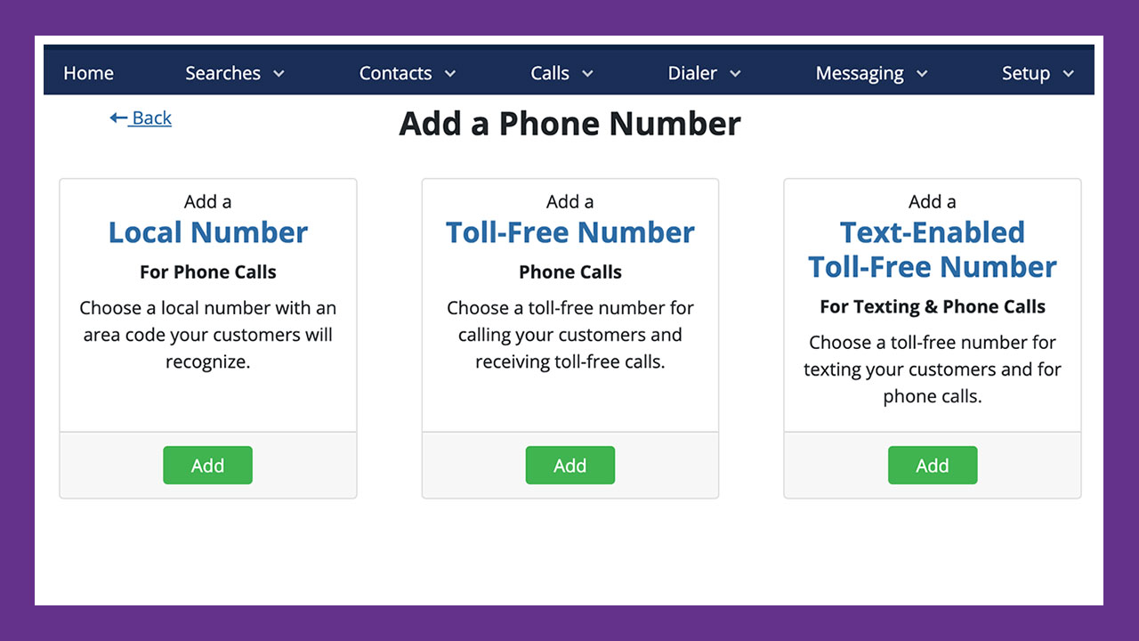 Text-Enabled Toll-Free Numbers